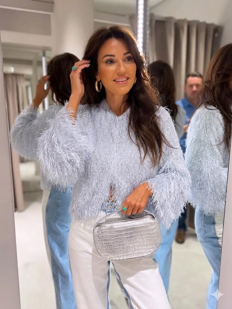 2026 Autumn Crew Neck Short Jacket for Women - Elegant Single-Breasted Long Sleeve Coat - Casual Solid High Street Outwear - Slim Fit Female Cardigan Jacket