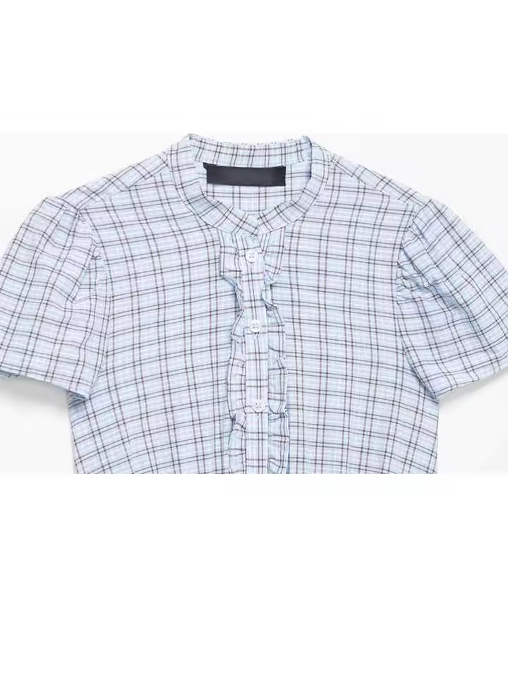 Women's Casual Lace Patchwork Tiered Mini Dress - Short Sleeve Round Neck Versatile Commuting Dress, 2026 Spring Fashion