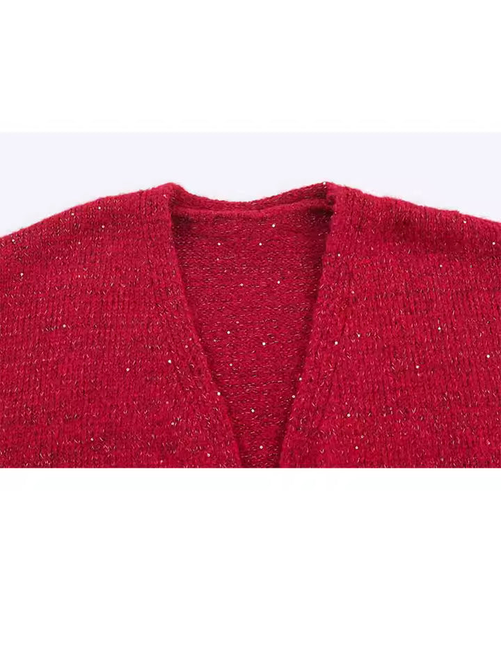 Effortless Relaxed Vibe! 2026 Spring Open Front Knitwear | Chic Long Sleeve Loose Cardigan - Versatile Solid Soft Knitted Jacket for Daily & Travel