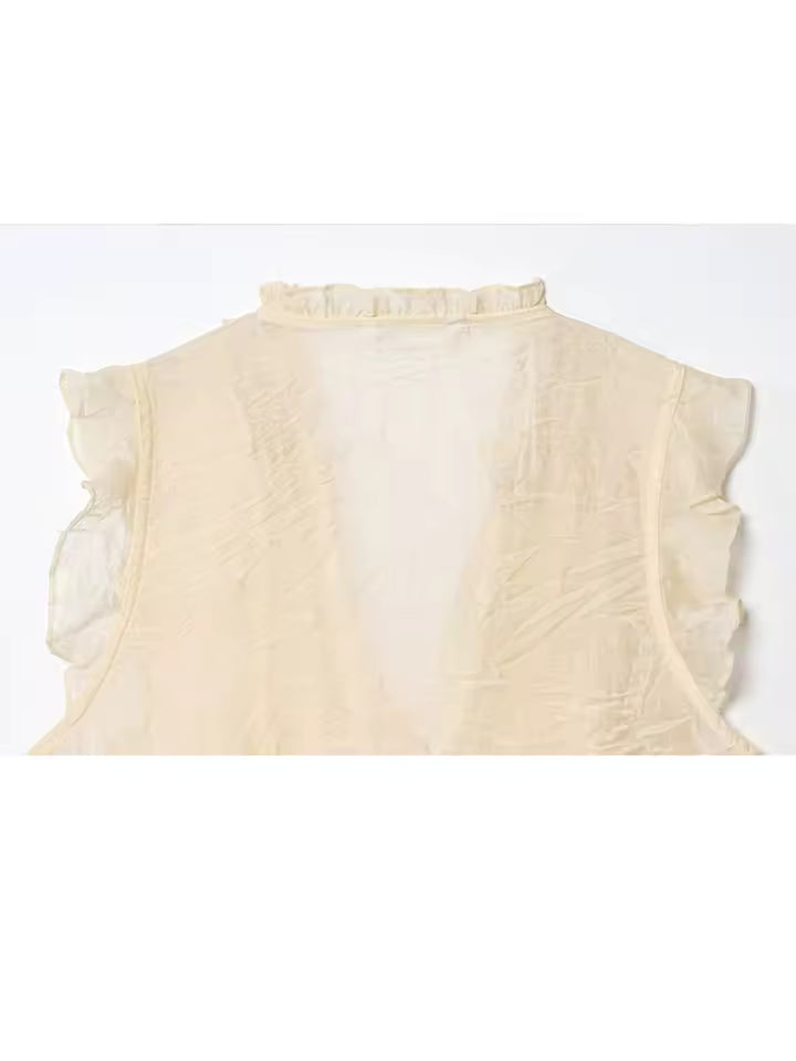 Effortless Temperament! V-Neck Layered Summer Tank Top | Chic Sleeveless Blouse for Office & Vacation - Available in 3 Must-Have Colors